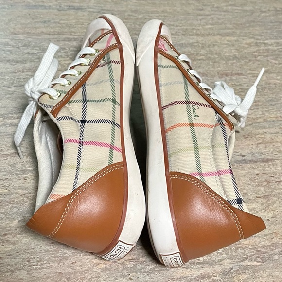 Coach Barrett plaid sneakers - Picture 10 of 13